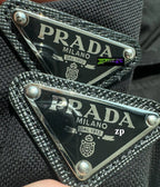 Prada 24FW Re-Nylon Piqué Polo T-Shirt