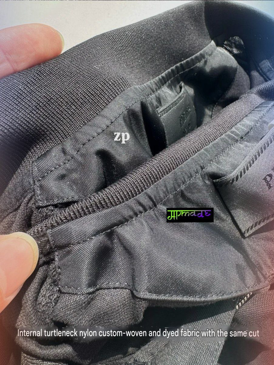 Prada 24FW Re-Nylon Piqué Polo T-Shirt