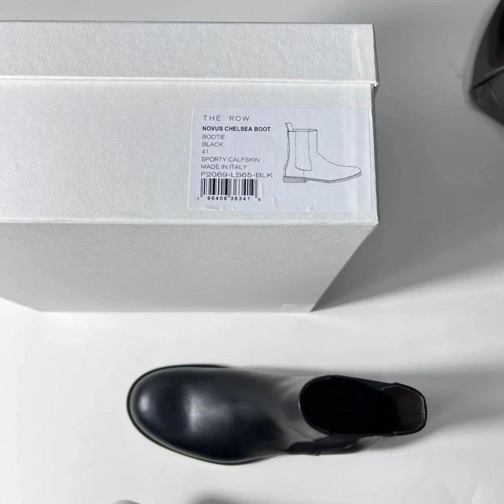 The Row Novus Chelsea Leather Boots