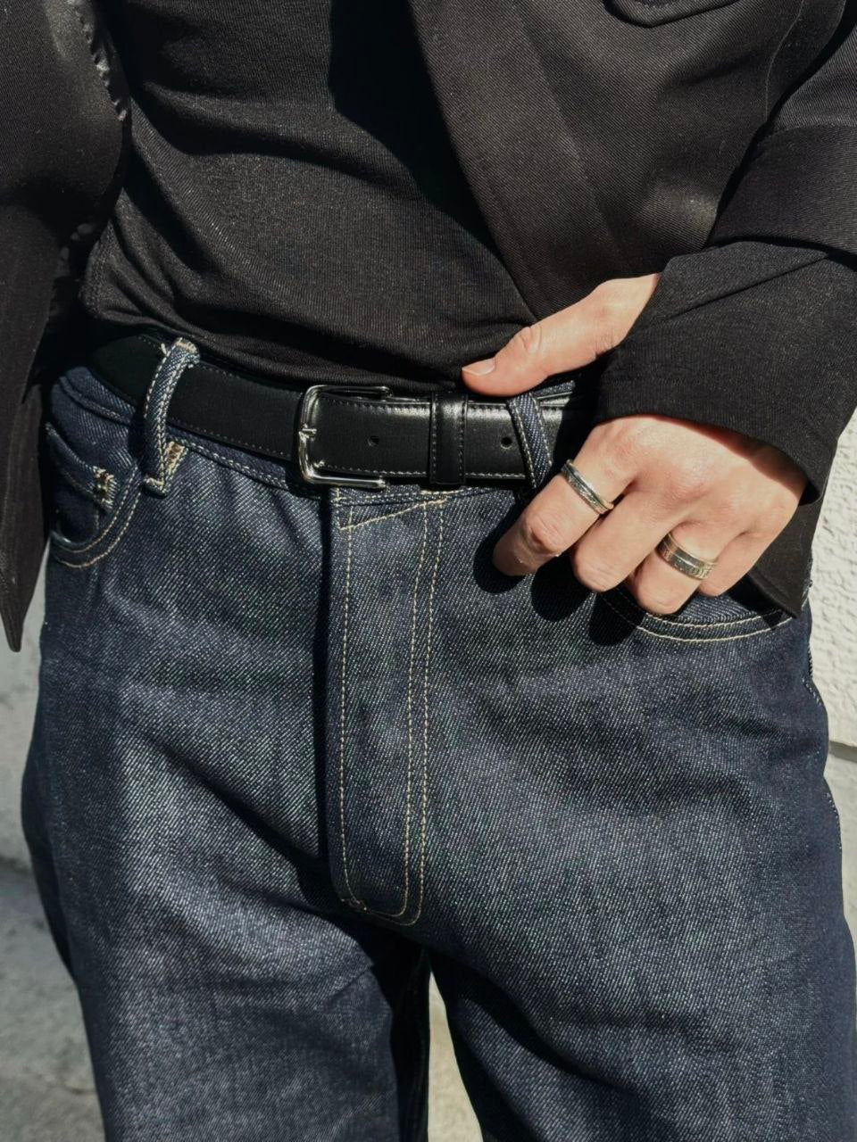 The Row Caspian Leather Belt