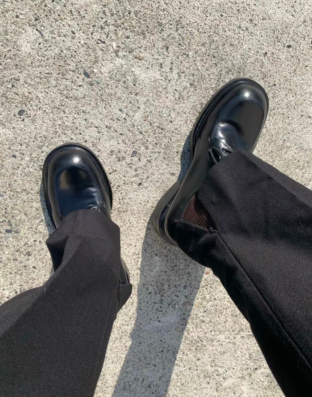 Prada Brushed Leather Derby Shoes