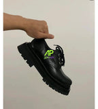 AMI Paris Ridged-Sole Derby Shoes