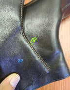 LEMAIRE Piped Leather Ankle Boots