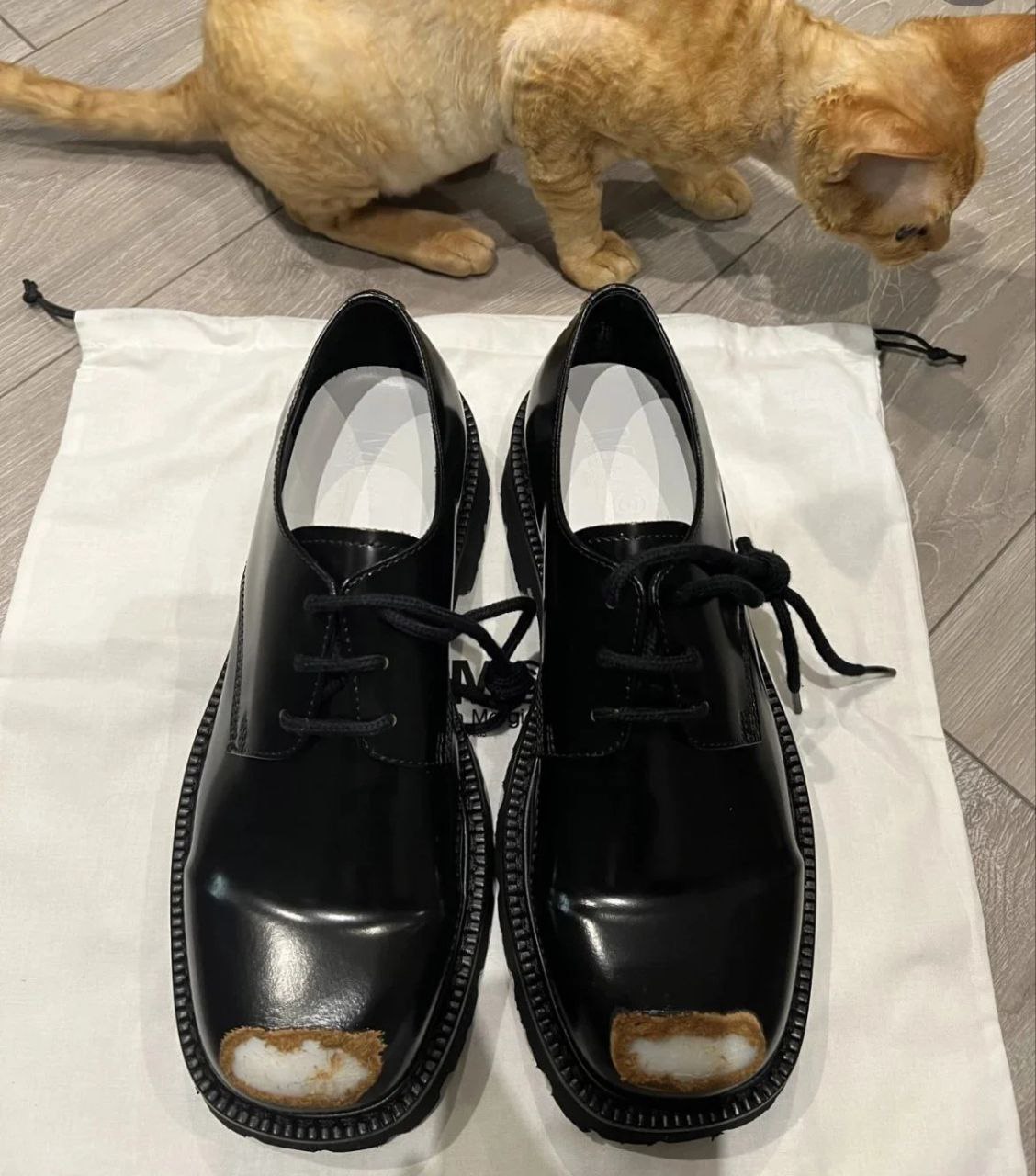 Maison Margiela MM6 Toe-Scuff Derby Shoes