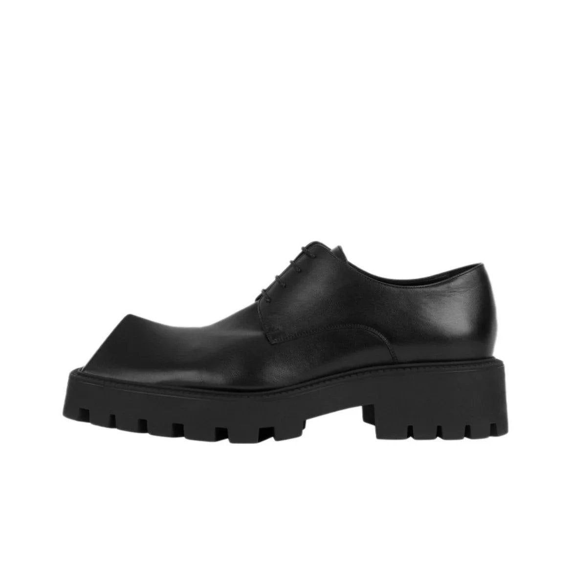 Balenciaga Rhino 25mm Derby Shoes (Black Calfskin)