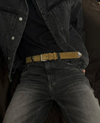 Prada Logo-Embellished Suede Belt