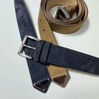 Prada Logo-Embellished Suede Belt