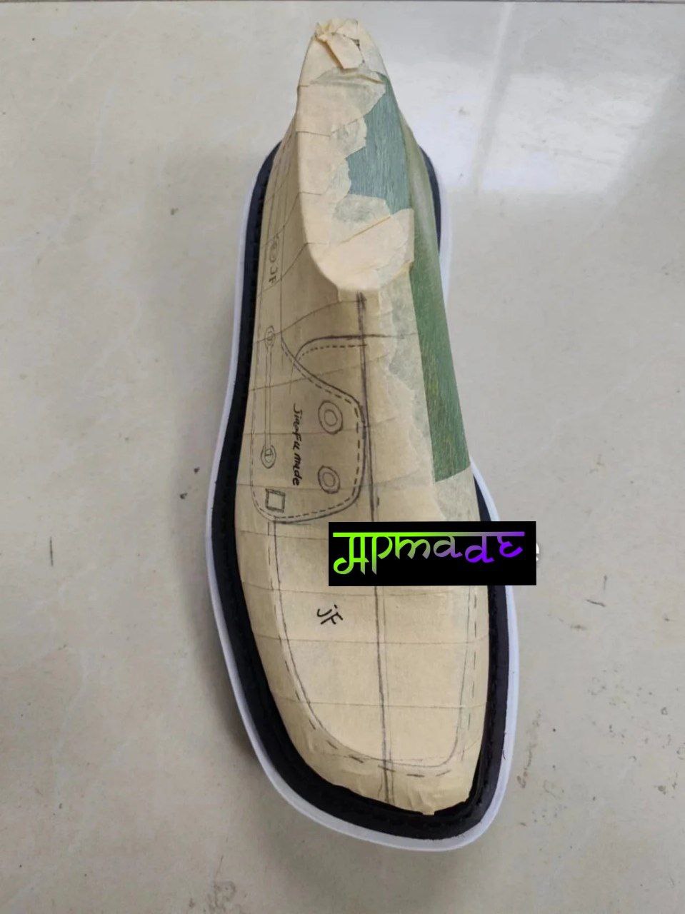 Dries Van Noten Leather Boat Shoe (Black)