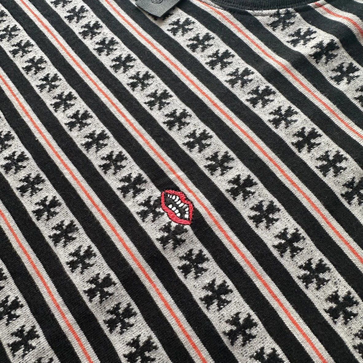 Chrome Hearts Matty Boy Cross Script Stripe T-Shirt