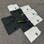Chrome Hearts 25SS Grey & Black Flocked Cross Logo Sweatpants