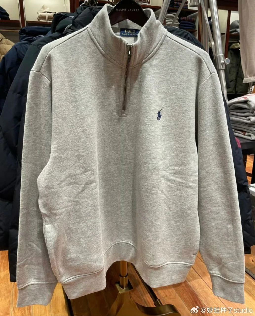 Ralph Lauren Quarter-Zip Pullover Sweater