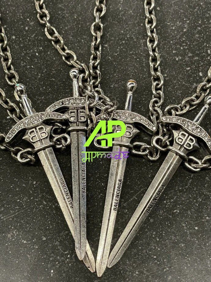 Balenciaga Goth Snake Necklace