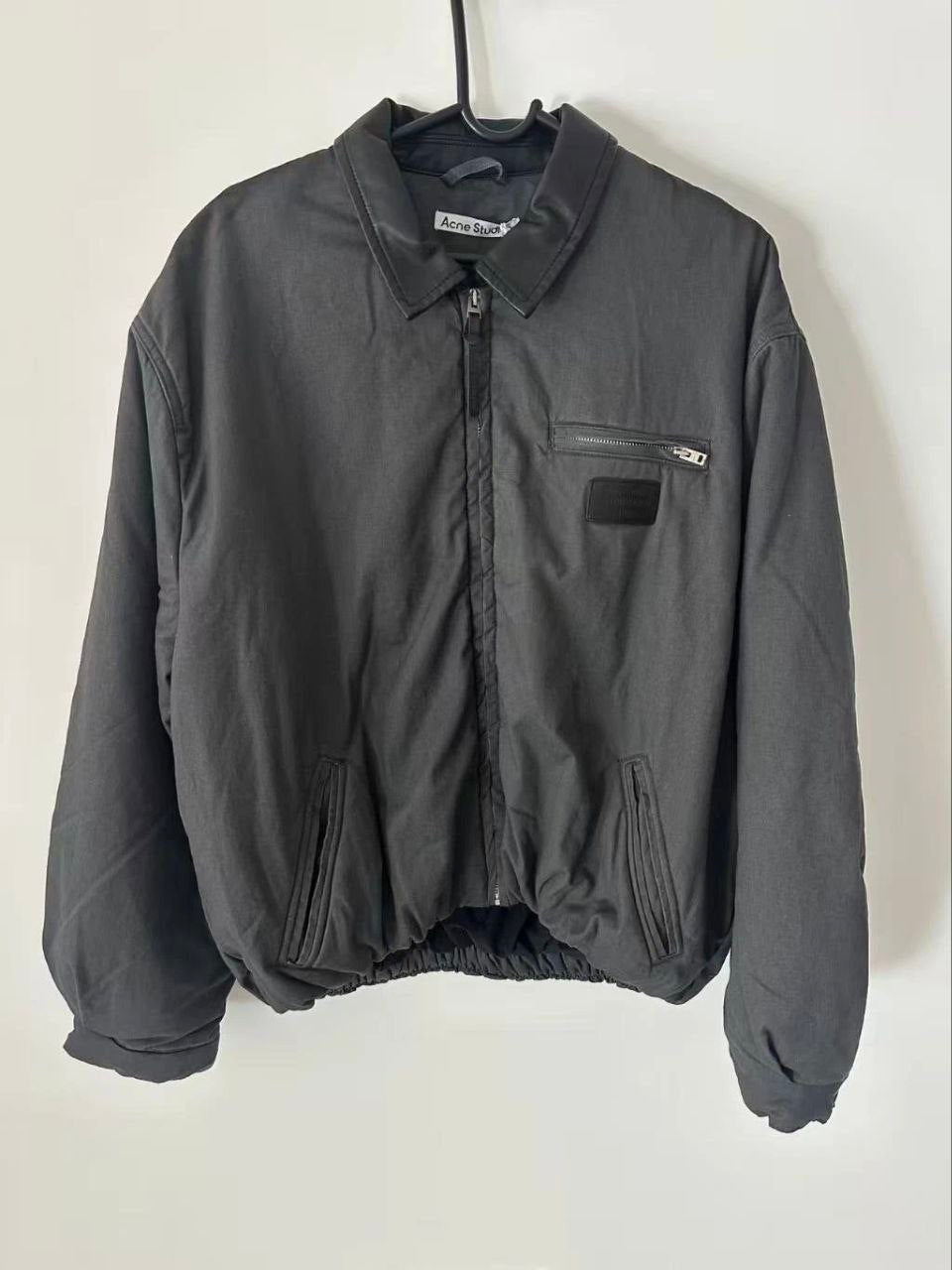 Acne Studios 25FW Leather Collar Padded Jacket