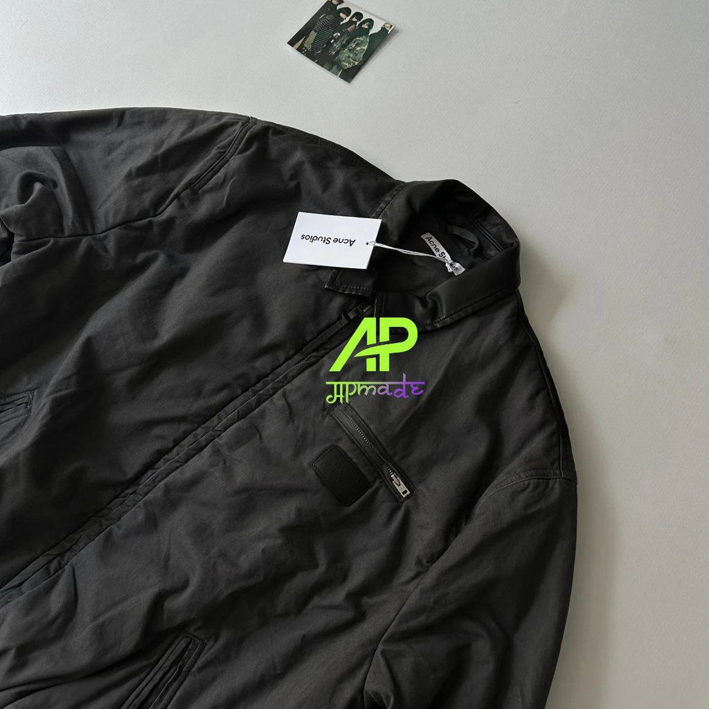 Acne Studios 25FW Leather Collar Padded Jacket