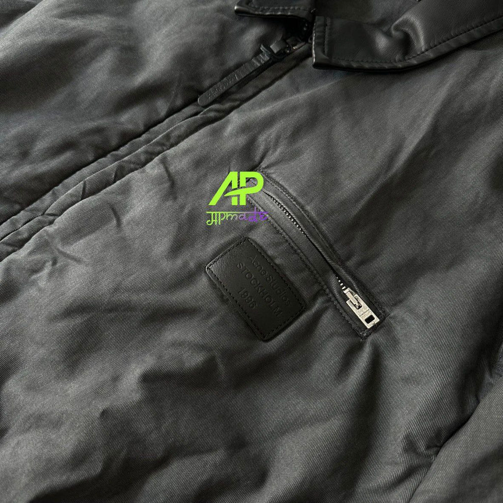 Acne Studios 25FW Leather Collar Padded Jacket