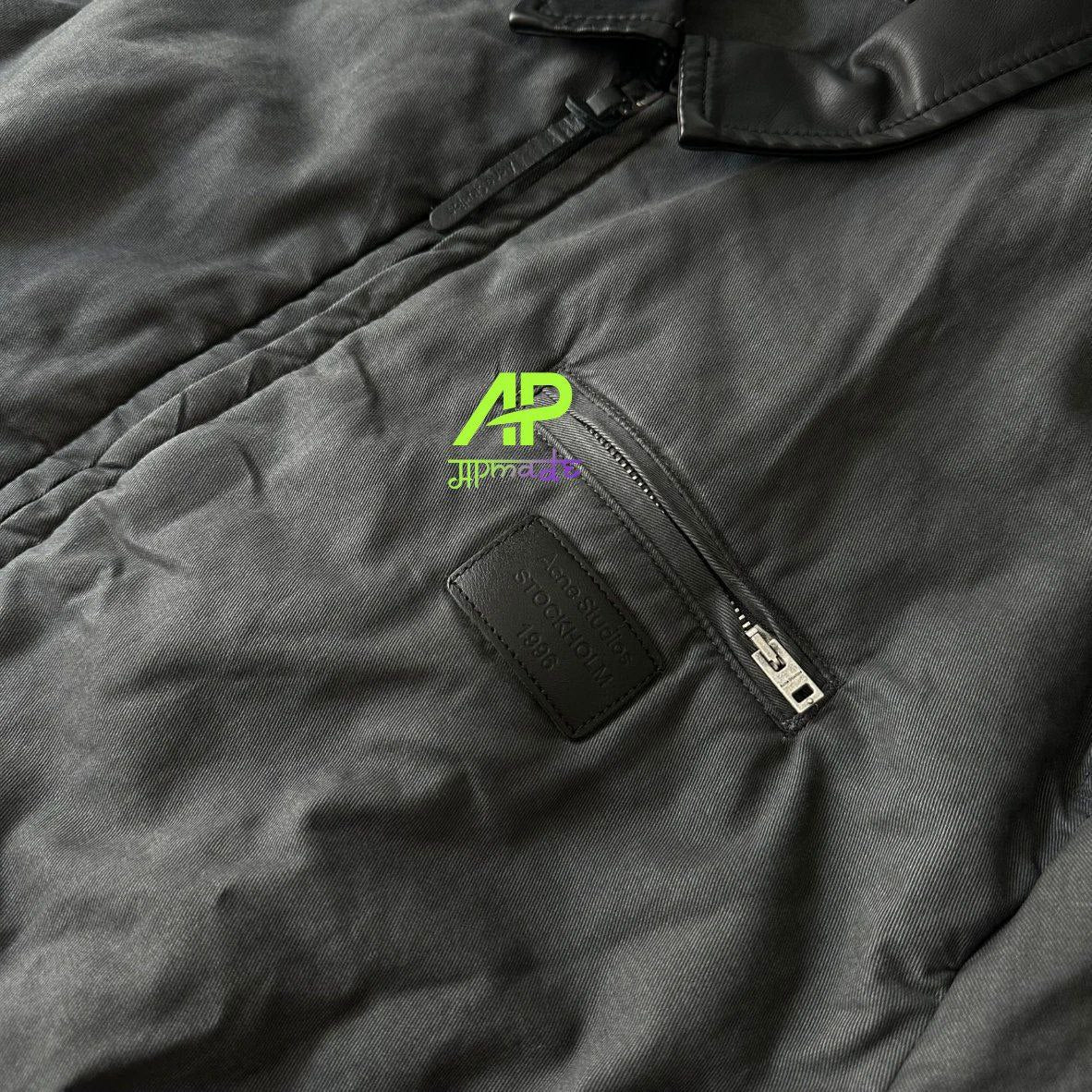 Acne Studios 25FW Leather Collar Padded Jacket