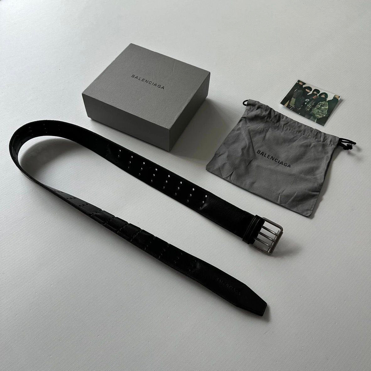 Balenciaga 24FW Three-Hole Belt