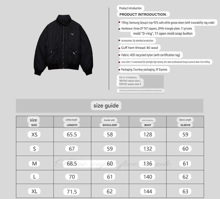 Prada Medium-Weight Re-Nylon Down Jacket