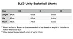 Balenciaga Blue Unity Basketball Shorts