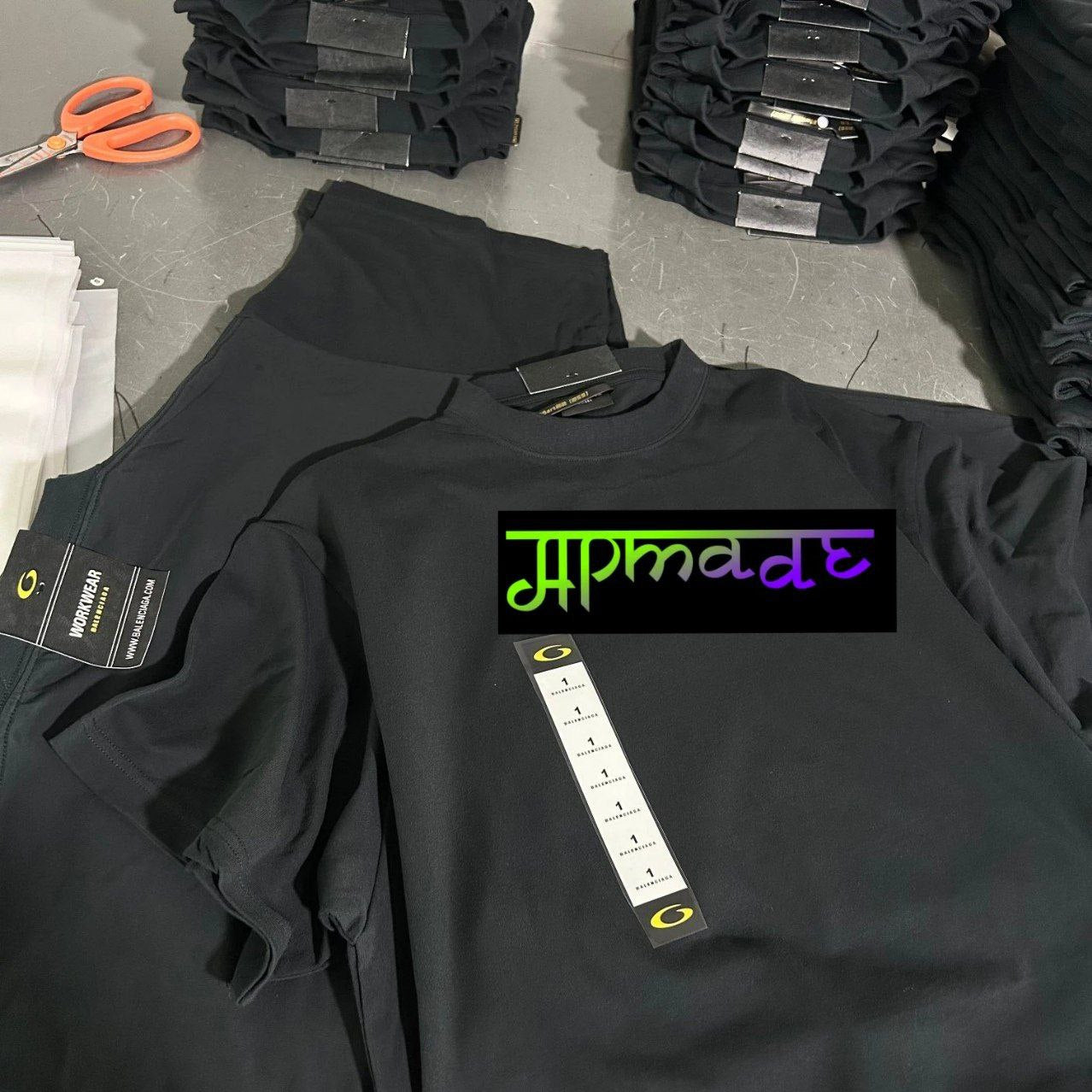 Balenciaga Paper Cards Workwear T-Shirt