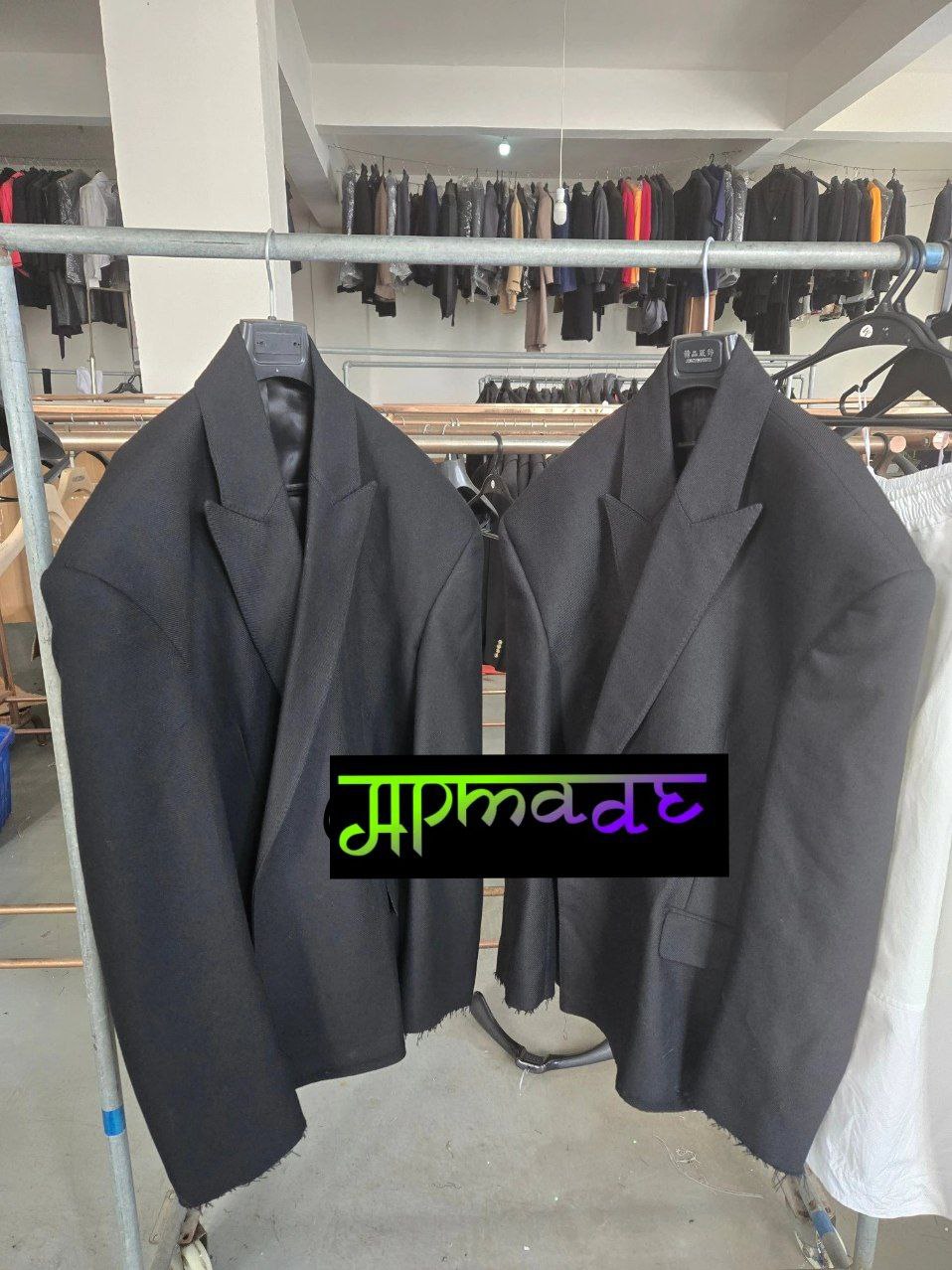 Balenciaga 25SS Shanghai Show Series Buttonless Wool Suit Trousers