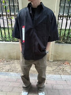 Balenciaga Workwear Half-Sleeve Shirt