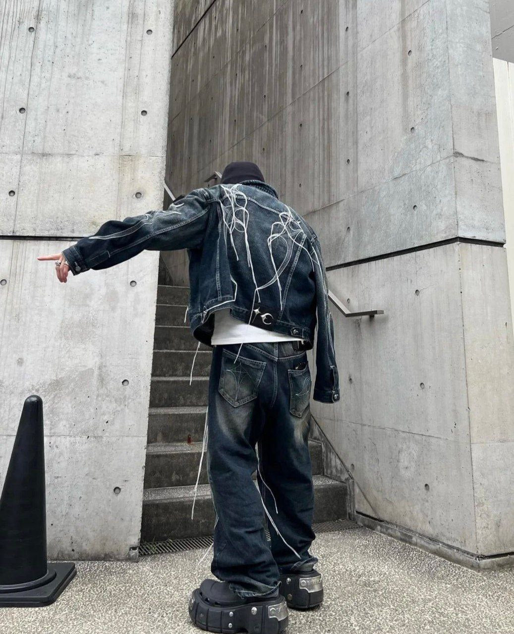 Thug Club Tribal Denim Jacket