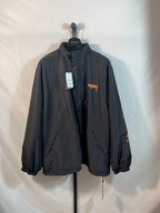 Balenciaga Flame Trench Zip-Up Jacket