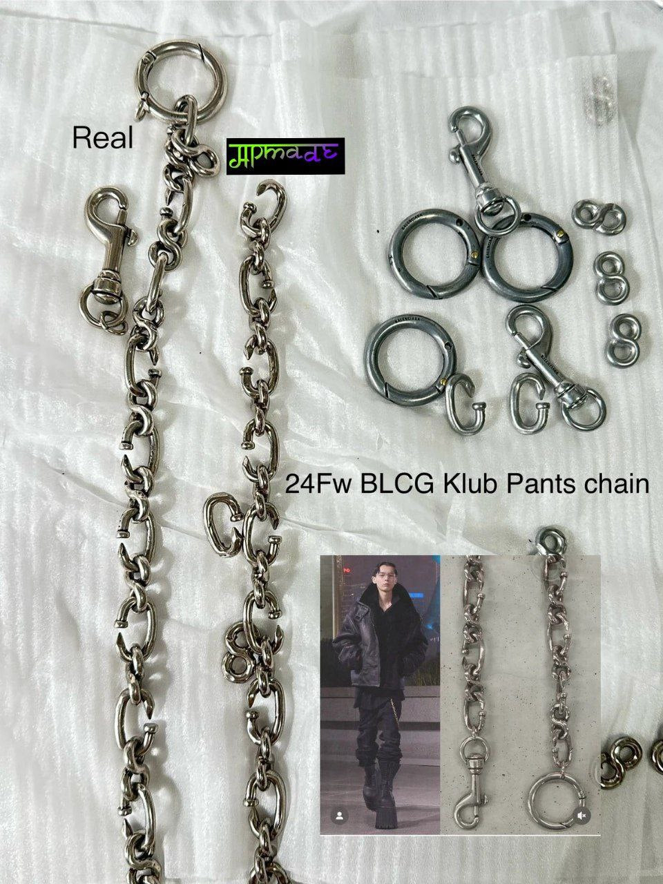 Balenciaga 24FW Klub Chain Pants