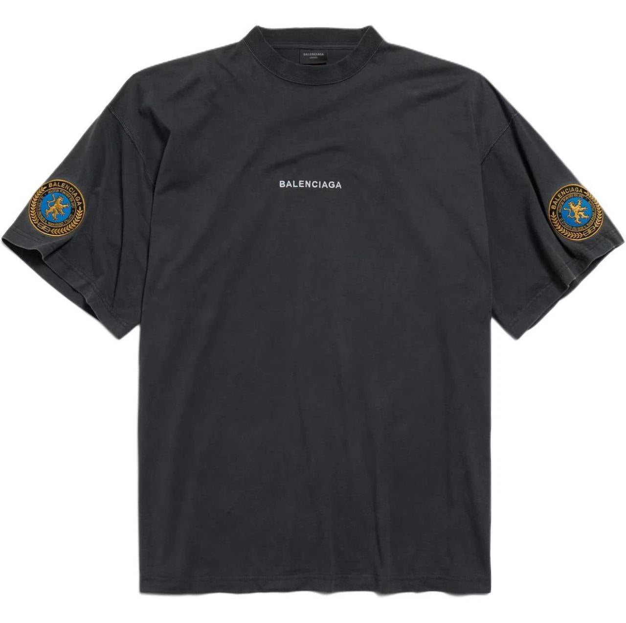 Balenciaga Patches Embroidery T-Shirt
