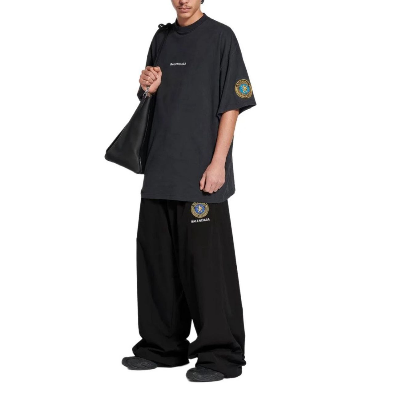 Balenciaga Patches Embroidery T-Shirt