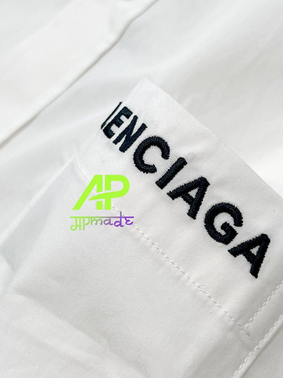 Balenciaga Embroidered Badge Shirt