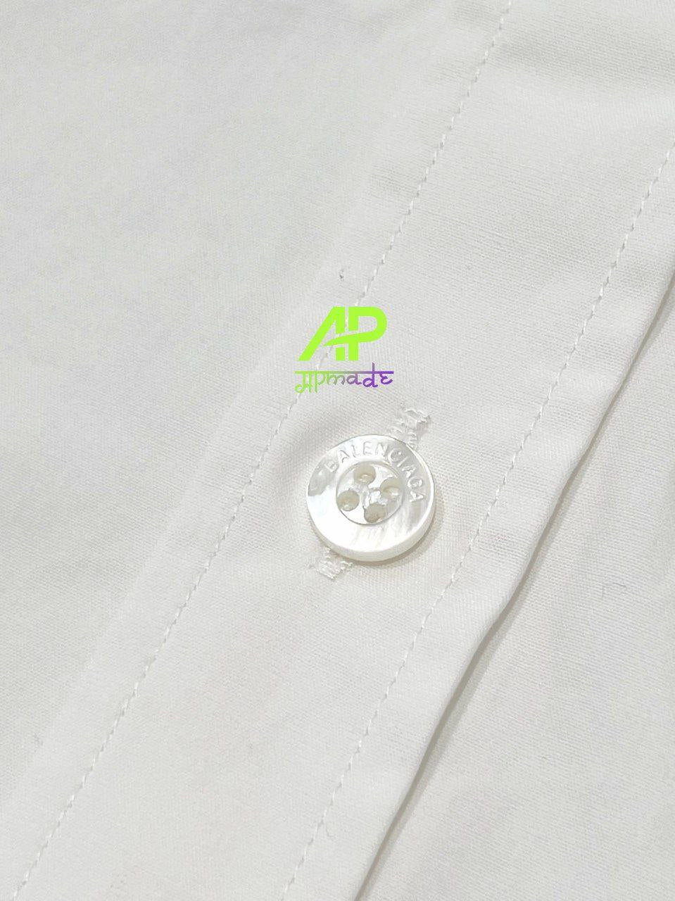 Balenciaga Embroidered Badge Shirt