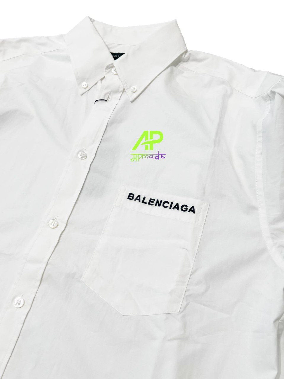 Balenciaga Embroidered Badge Shirt