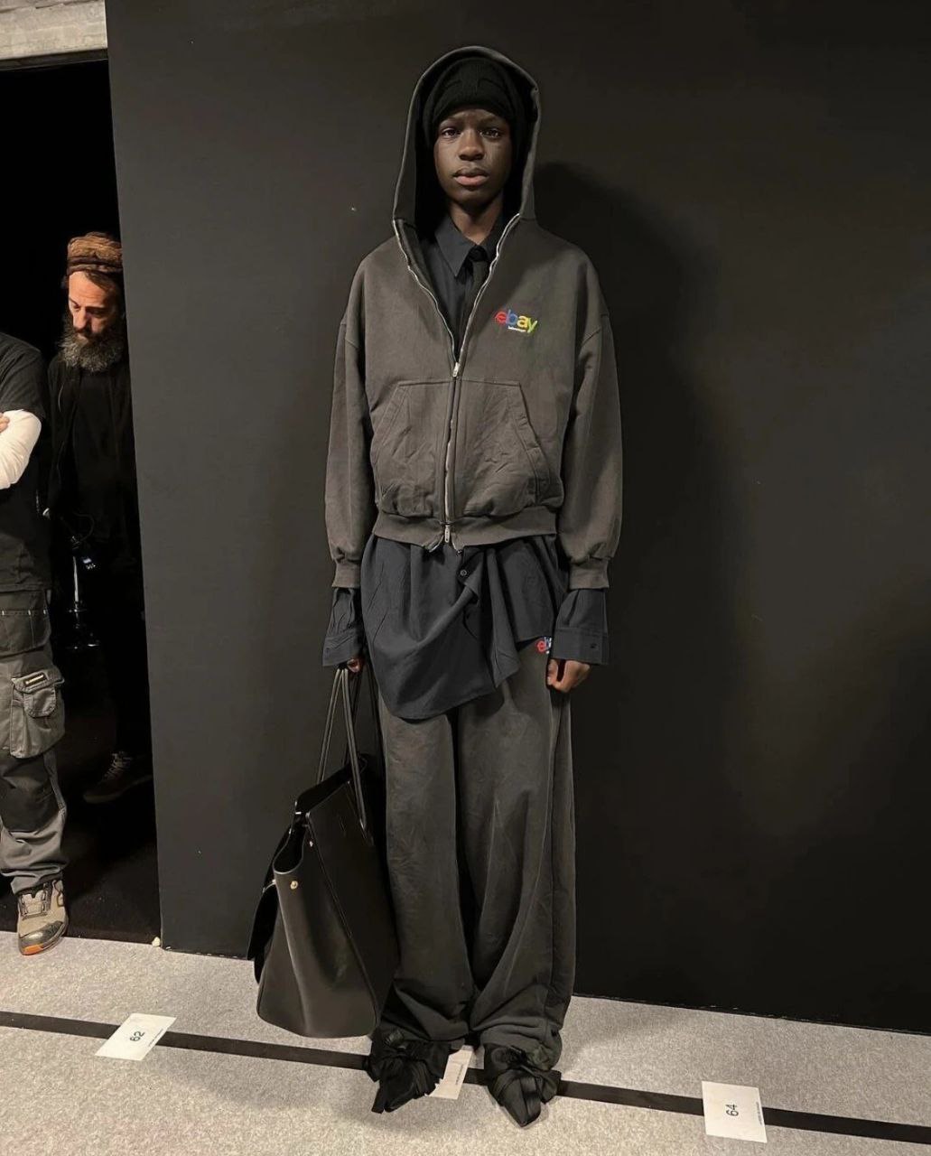 Balenciaga eBay Zip-Up Hoodie