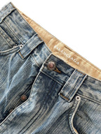 Balenciaga Blue Denim Jeans with Logo