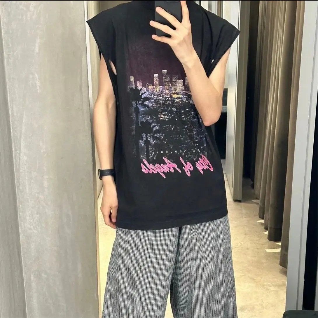 Balenciaga City of Angels Sleeveless T-Shirt