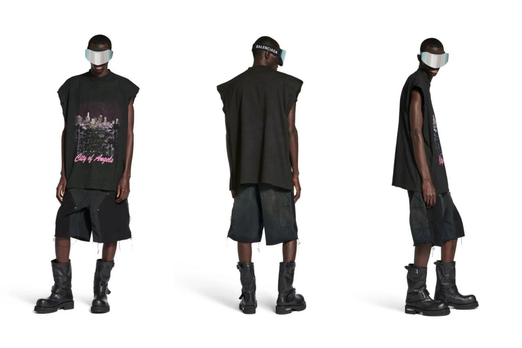 Balenciaga City of Angels Sleeveless T-Shirt