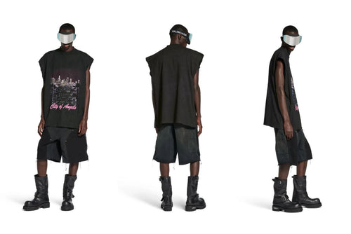 Balenciaga City of Angels Sleeveless T-Shirt