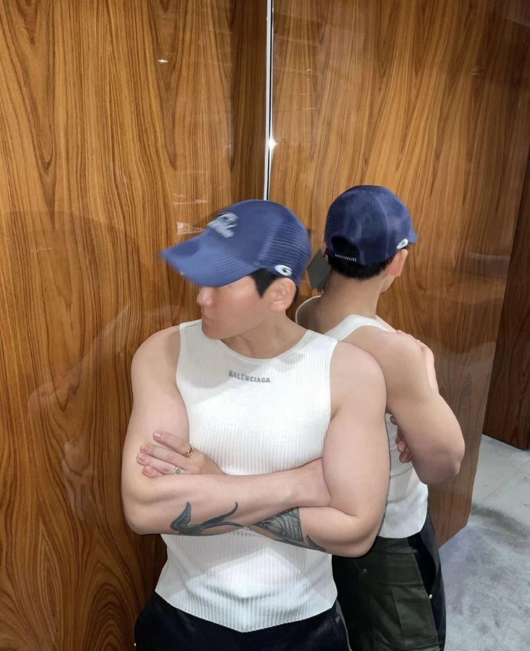 Balenciaga Ribbed Tank Top