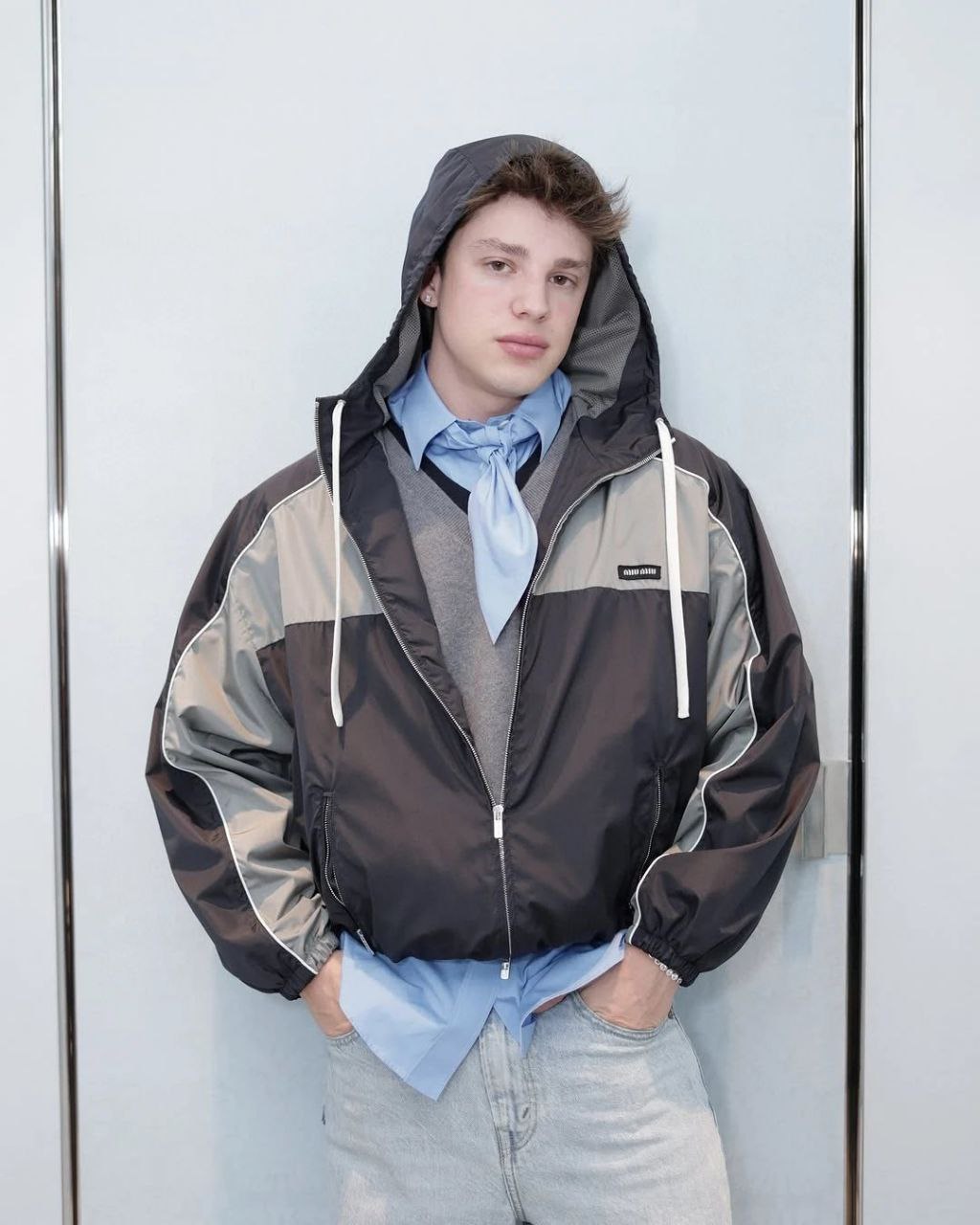 Miu Miu Nylon Track Jacket
