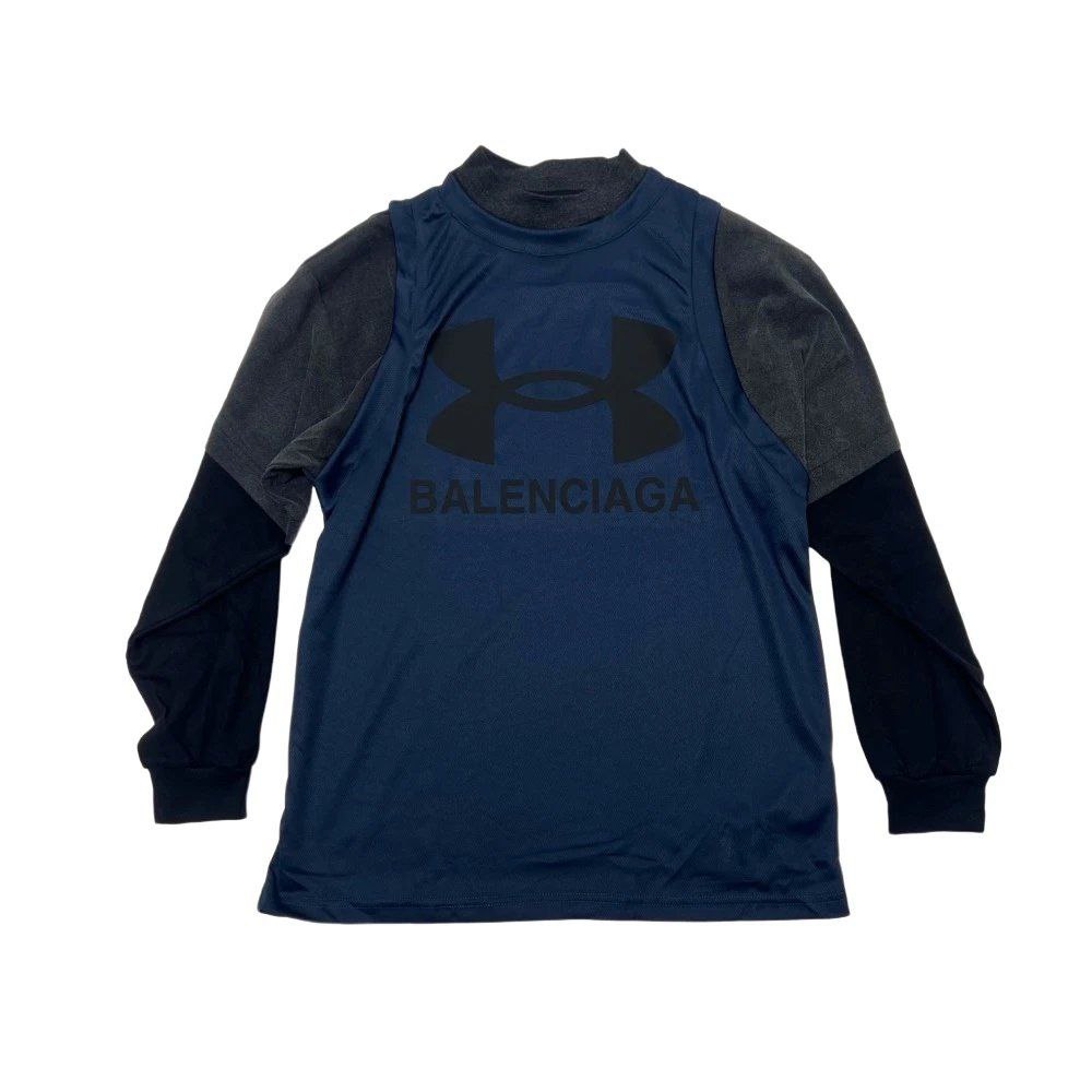 Balenciaga × Under Armour Longsleeve Layered Jersey T-Shirt