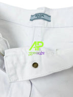Prada Vintage-Wash Canvas Carpenter Trousers