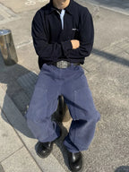 Prada Blue Cargo Trouser Pants