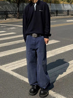 Prada Blue Cargo Trouser Pants
