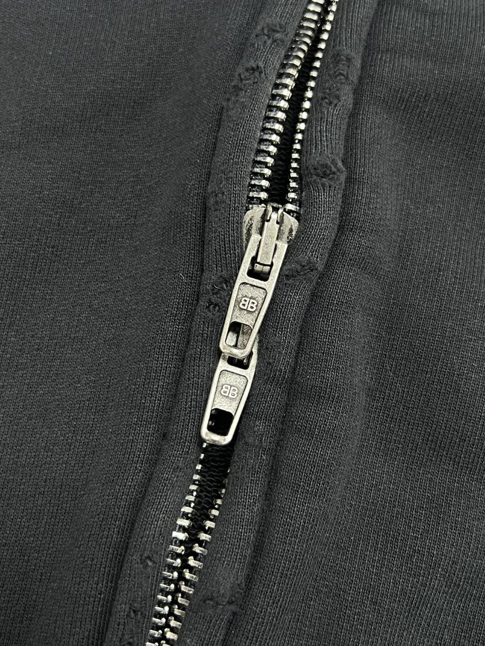 Balenciaga Planet Earth Zip-Up Hoodie