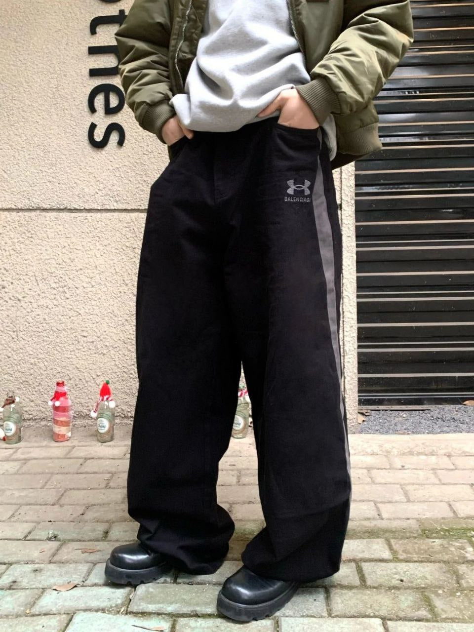 Balenciaga × Under Armour Embroidered Denim Jeans