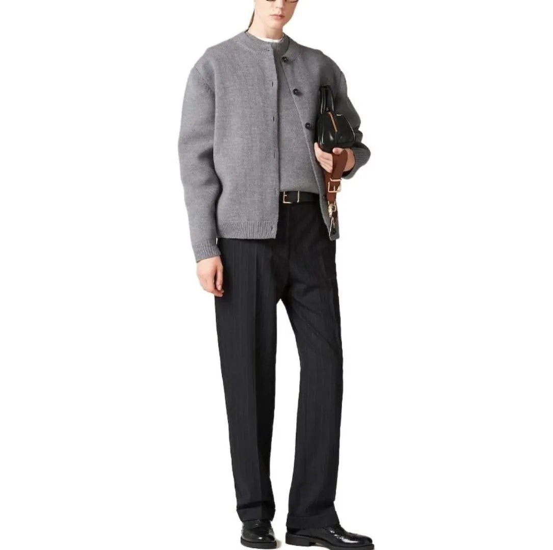 Miu Miu Wool & Nylon Knit Cardigan