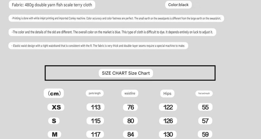 Balenciaga Planet Earth Sweatpants