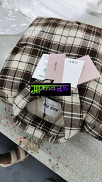 Miu Miu Padded Flannel Jacket